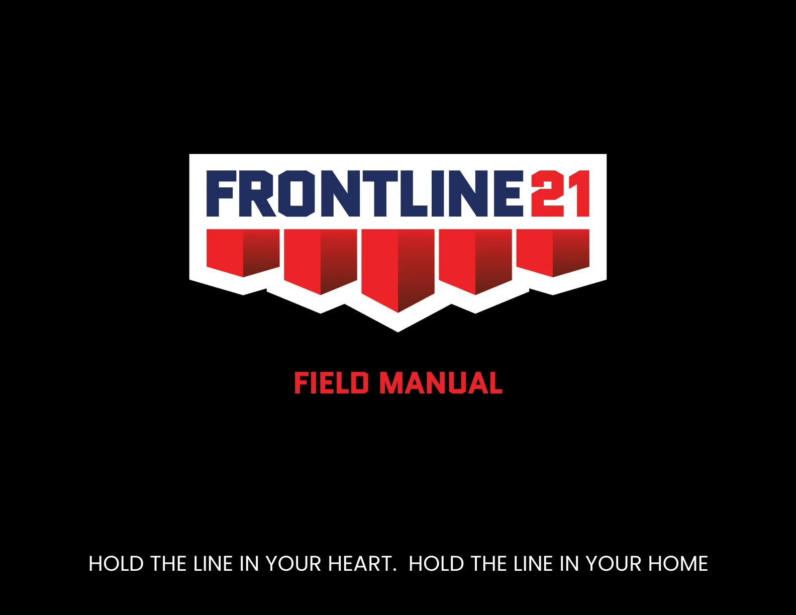 The cover of the Frontline21 Field Manual.